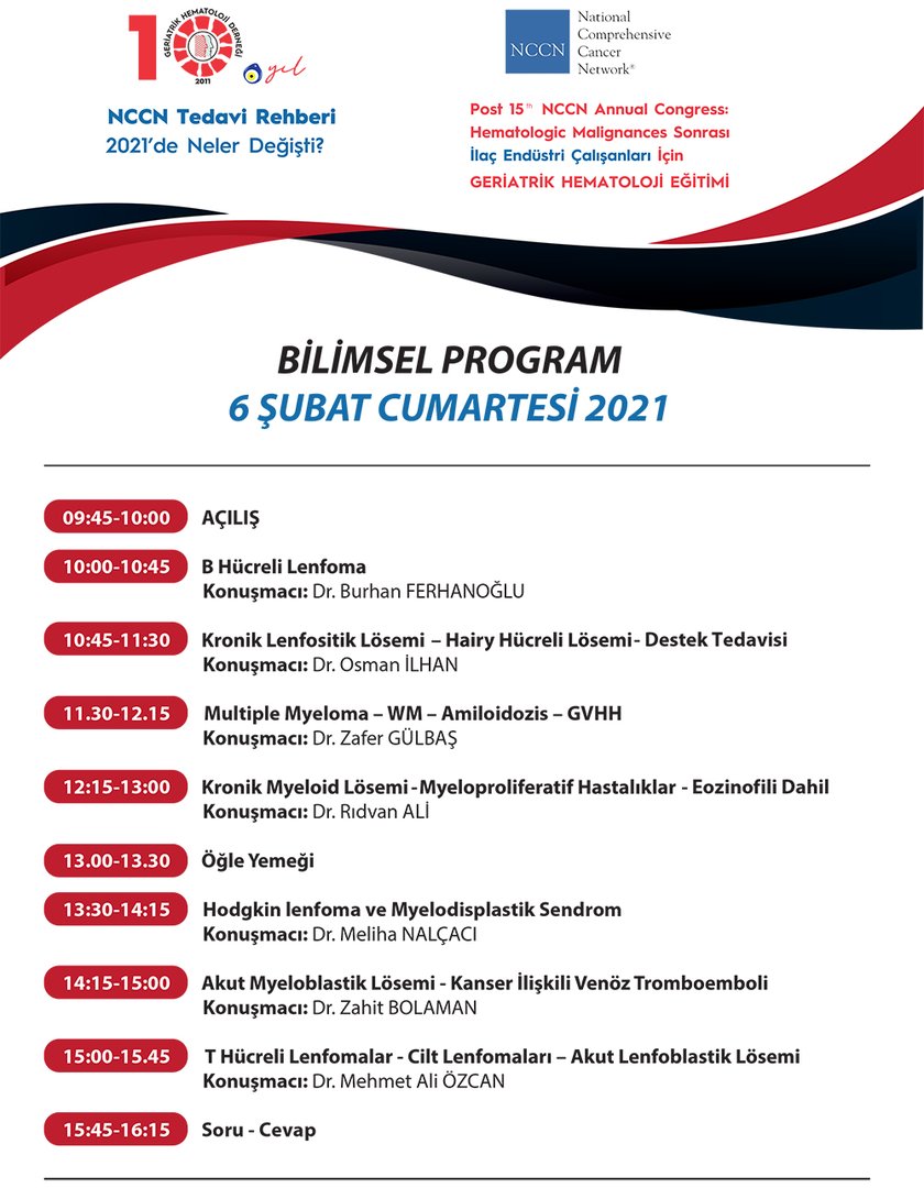 NCCN Tedavi Rehberi 2021'de Neler Değişti?